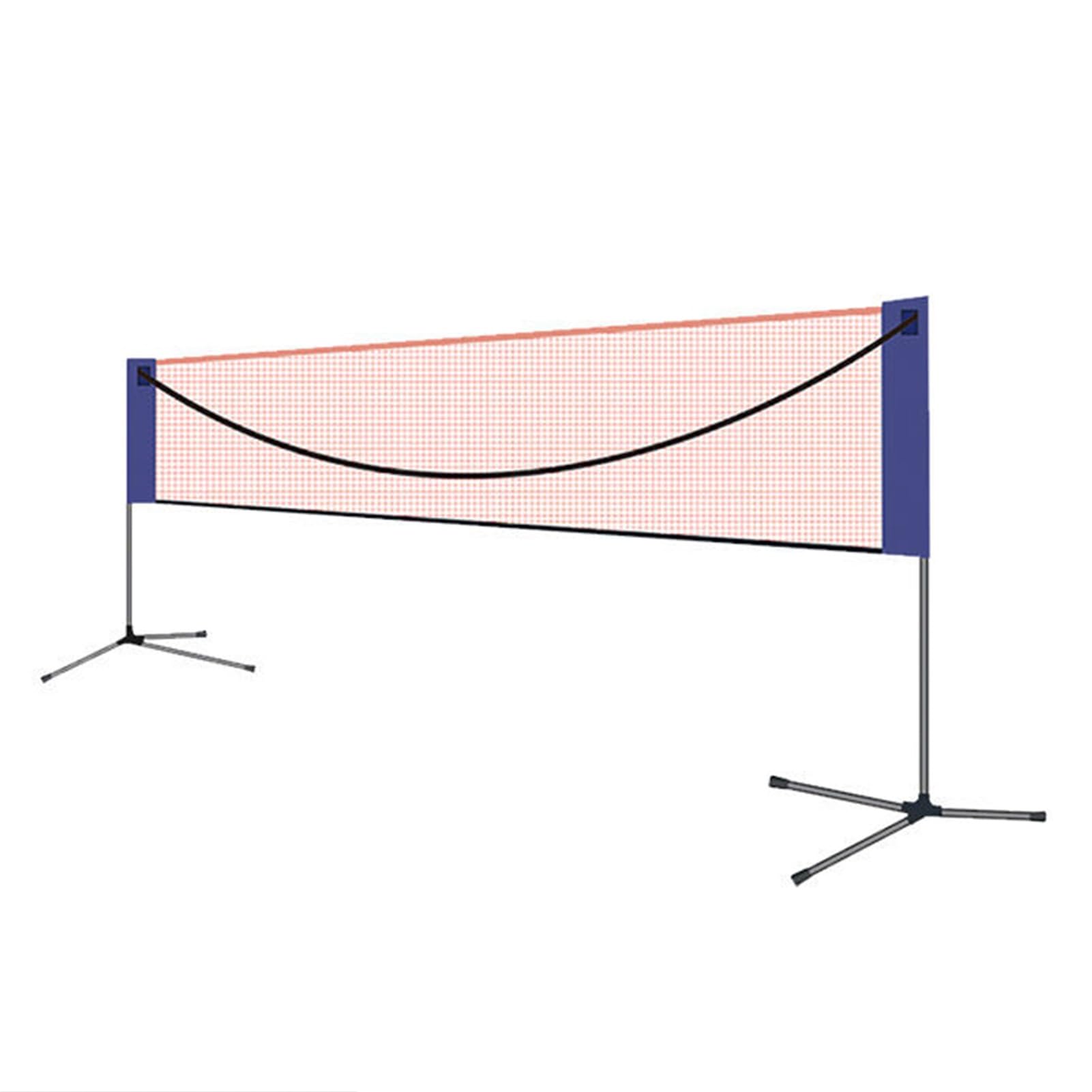 Porta Rete Portatile e Bastone da pallavolo Pieghevole - Attrezzatura per Allenamento Sportivo Indoor/Outdoor con Rete e Zaino, Perfetta per la Spiaggia e Gli Eventi Sportivi.