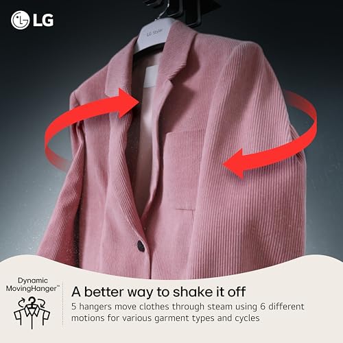 Image of LG Styler Smart Steam Closet, SC5MAR4G | Dual TrueSteam Technology, Dynamic MovingHanger