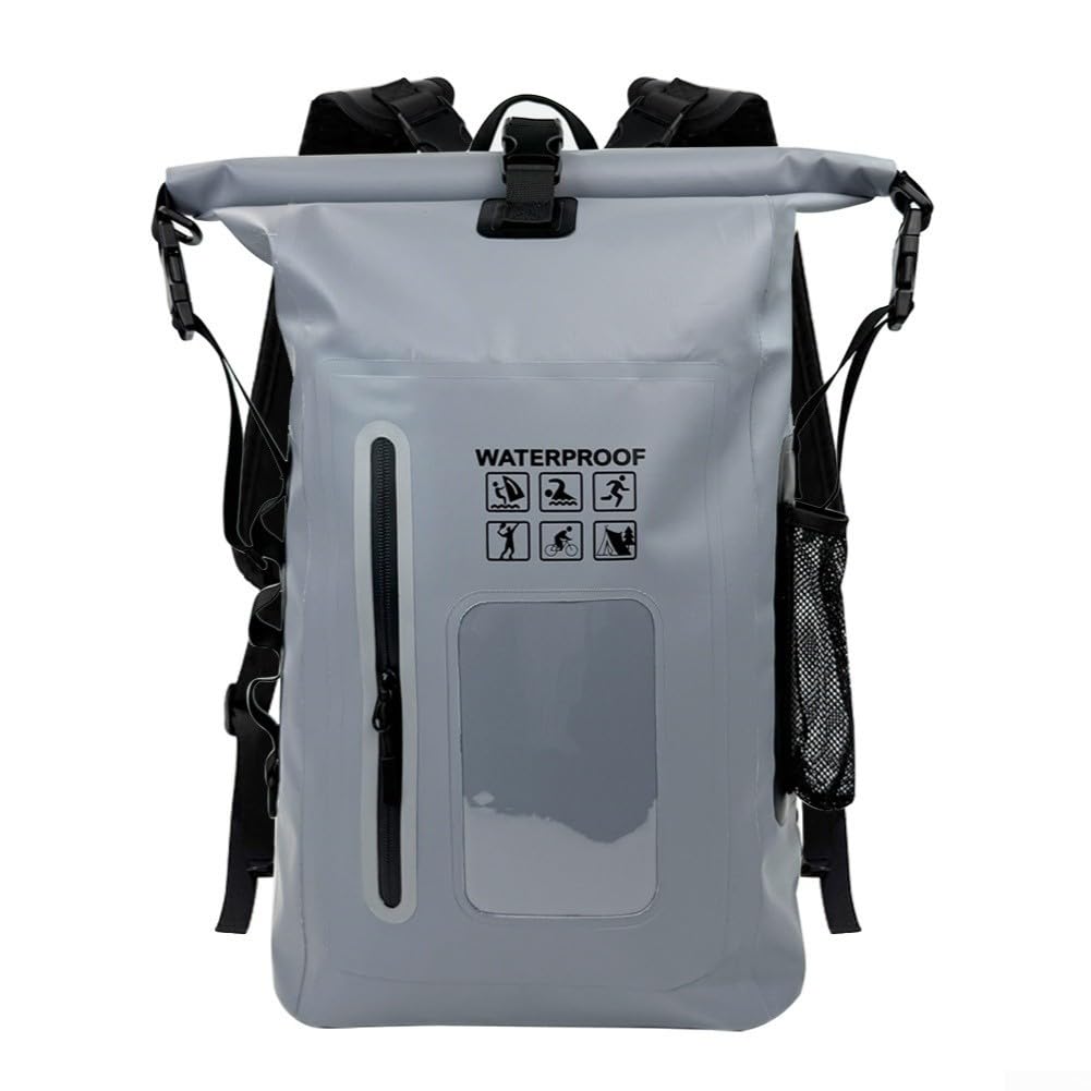 Posheliox Waterproof Dry Wet Separated Backpack 25L with Reflective
