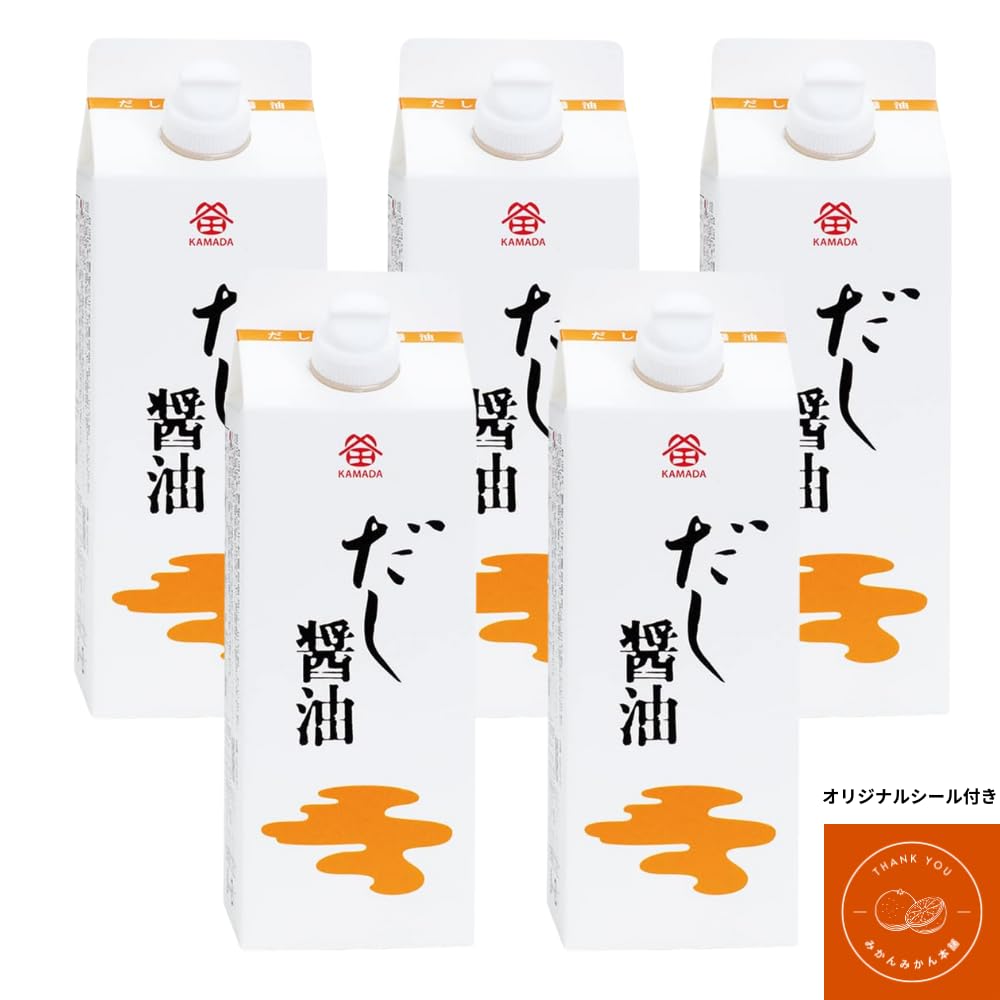 Amazon.co.jp: 鎌田醤油 だし醤油500ml × 5本セット みかんみかん本舗