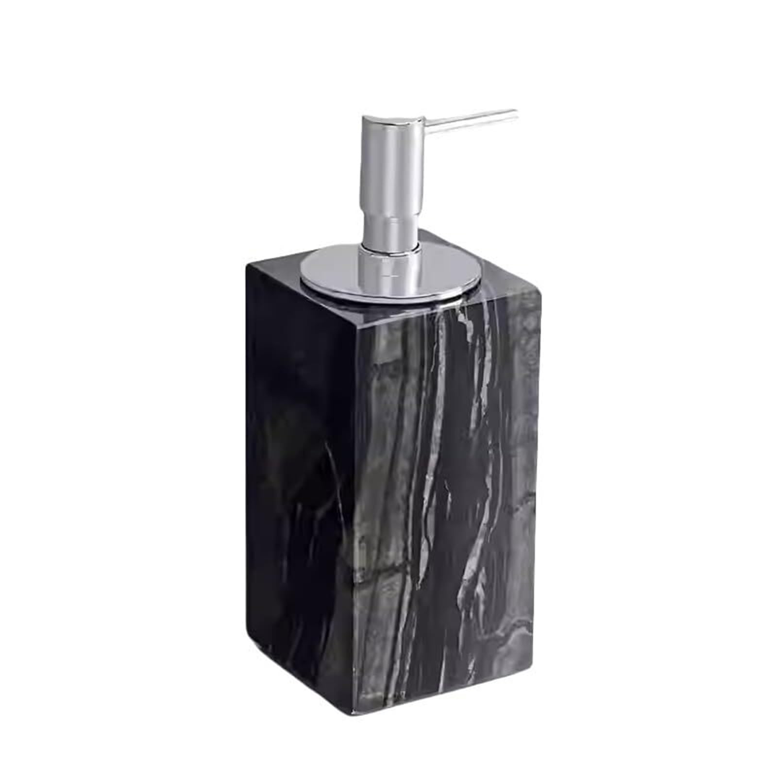 Pompa Soap Dispenser Natural Marble Hand-Polished Pump Bottle Modern Rustic Kitchen Liquid Accessori indispensabili per il bagno(A)