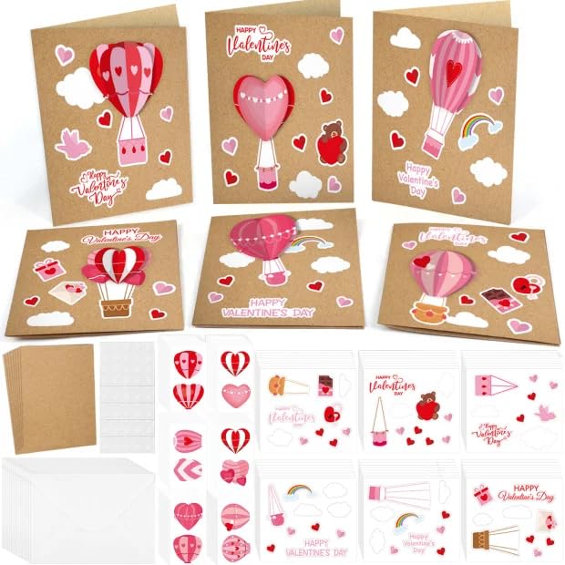 SYUCVQI 18 Pack Valentine's Day DIY Card Making...