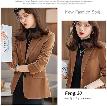 Amazon | ジャケット レディース 冬 ベロア ベロアジャケット オフィス