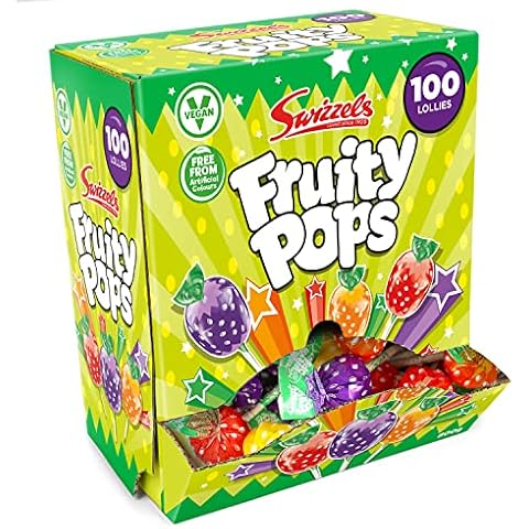 Fruity Pops Dispenser Box (100 Lollipops per Box) Cover