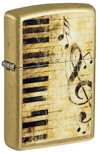 Encendedor Zippo Grabado Personalizado Diseño Treble miniatura 1