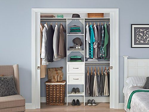 Miniatura 5 de ClosetMaid SuiteSymphony Espresso Organizador de armario con estantes, de 16 pulgadas.