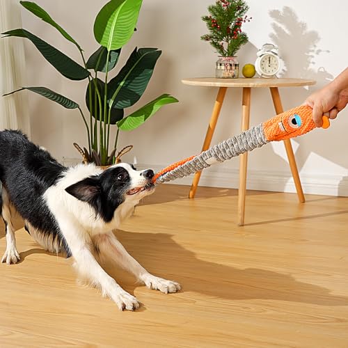Sedioso Hundespielzeug, (5-Pack) Großer Hund Quietsche Spielzeug für Stress Release, Hund Puzzle Spielzeug IQ Training, 23,6 Zoll Ungefüllt Spielzeug für Kleine, Mittlere und Große Hunde