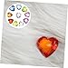 PRETYZOOM 1set Assorted Color Acrylic Heart Shape Gems Toys for Jewelry Playset Lightweight and Gemstones for Treasure Hunts and Creative Play
