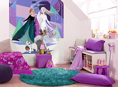 Komar Disney IADX4-059 Non-Woven Photo Wallpaper Frozen Abstract Arendelle Dimensions: 200 x 280 cm (Width x Height) - Image 4