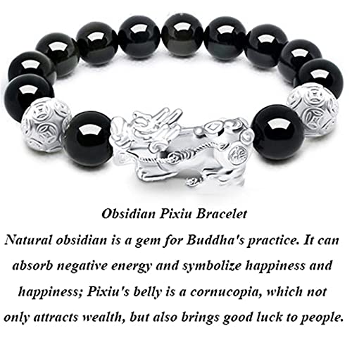 Bracelets en perles d'oeil de tigre de Bouddha Piyao ajustable