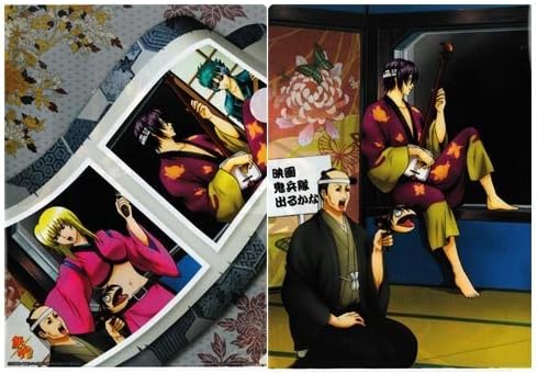 銀魂 クリアファイル 高杉晋助 武市変平太 一番くじ 銀魂 ありがとうアニメ銀魂 そして続きは劇場で アニメ 萌えグッズ 通販 Amazon