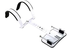 Adjustable Snare Drum Harness with Aluminum Back Frame (White)