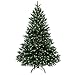 Produktbild BB Sport Christbaum 150 cm Dunkelgrün-Puderzucker Künstlicher Weihnachtsbaum PE/PVC Spritzguss Mix Tannenbaum Standfuß
