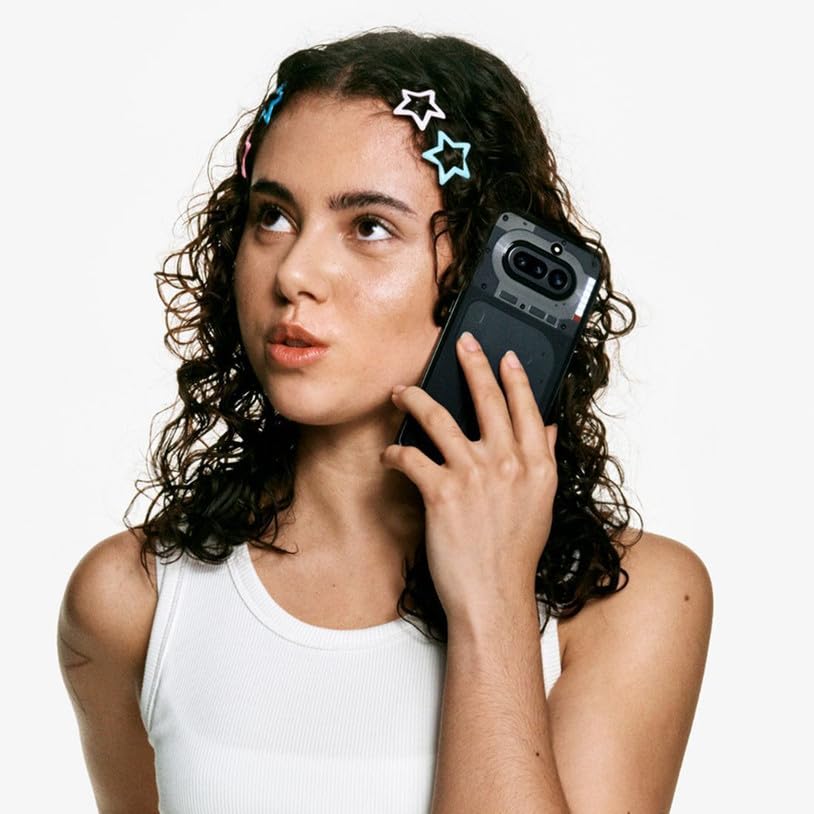 Image of Nothing Phone (4a) 5G (Black, 8GB RAM, 256GB Storage) | Snapdragon 7s Gen 4 | 6.78 inch AMOLED 120Hz Display | 50MP Triple Camera | 5400mAh Battery | 50W Fast Charging