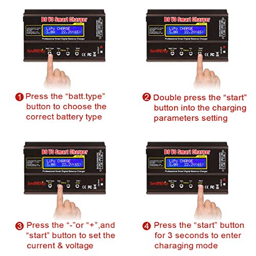 FancyWhoop B6 V3 Lipo acculader 80 W 6 A RC batterij balanceerontlader voor LiPo Li-ion levensduur NiCd NiMH LiHV PB Rc… - Afbeelding 4