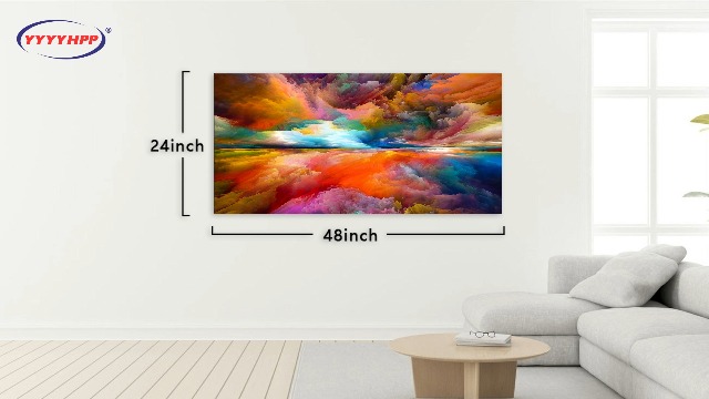 Amazon.com: YYYYHPP YP2062 Abstract Wall Art Colorful Clouds