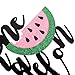 WAHAWU Watermelon Cake Topper - One in a Melon Birthday Cake Topper, Summer Baby First Birthday Cake Topper, Birthday Party Supplies, Photo Decoration Props, Birthday Party Gifts