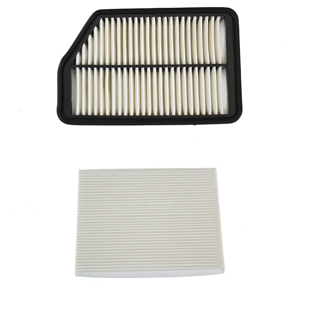 Filtr Powietrza Kabinowego dla Kia Carens RP 2012-2018, 24x19x2cm 2 szt. Filtr powietrza samochodowego Filtr kabinowy 28113-2S000/97133-2E250