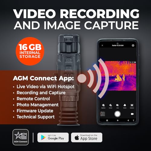 AGM Global Vision Rattler V2 TS35-384 Thermal Imaging Rifle Scope 35mm Lens, High Resolution Thermal Scope for Hunting with 384x288 Sensor and 1800 Yards Detection Range by AGM Global Vision - Image 5