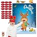 Funnlot Christmas Games for Kids Pin The Nose On The Reindeer Christmas Pin Game Xmas Activities Christmas Party Favors Gift Christmas Party Supplies for Kids New Year Party Favor Supplies