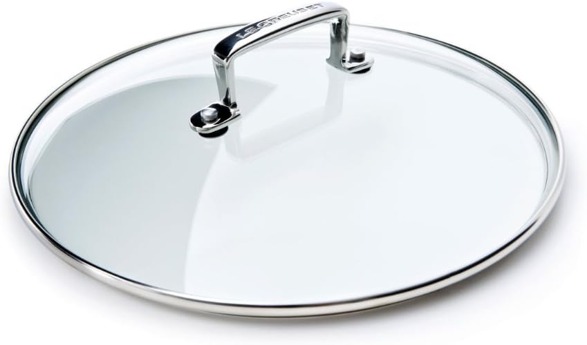 Le Creuset Toughened Non-Stick Glass Lid, 24 cm, Transparent, 962008240, 96200824000000