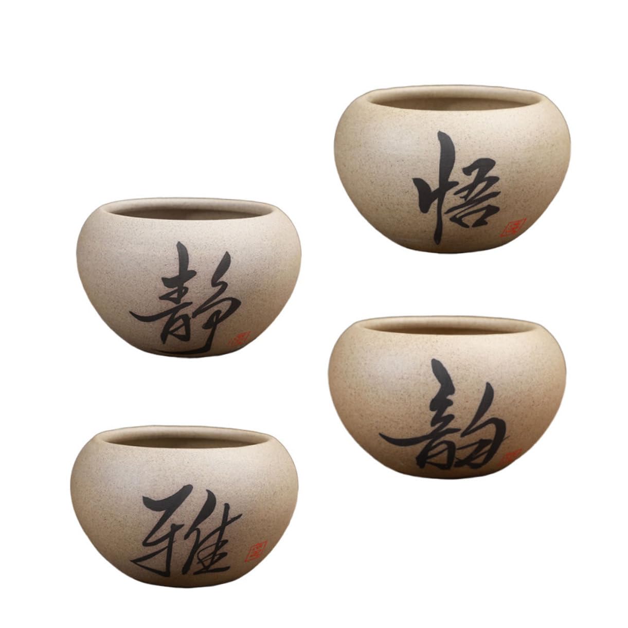 Pots de fleurs céramique Mikikit avec rangement pour fournitures