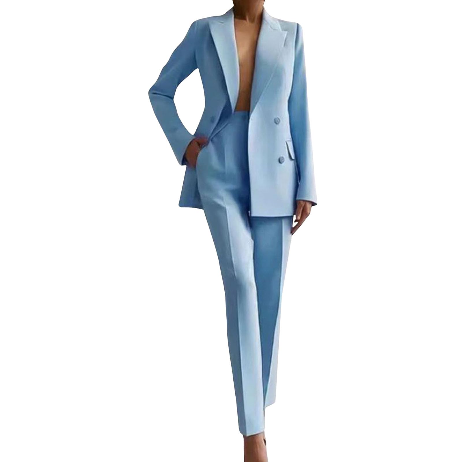 Abito A Matita Da Donna Elegante: Abito Blazer Da Donna, A Maniche - Foto 8