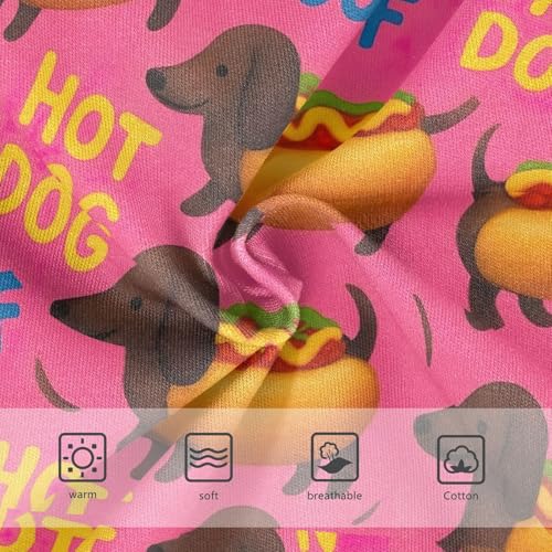 Girls Underwear Toddler 2t Cotton Little Girl Panties Animals Briefs Kids Undies Cute Dachshund Dogs Hot Dogs3