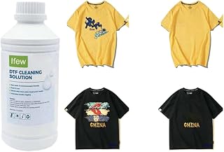 DTF Print Remover Liquid 100ML for Direct to Film Printing Cleaning Adhesive Remover Compatible with DTF Print Water Washable(250 ML dtf Cleaner)