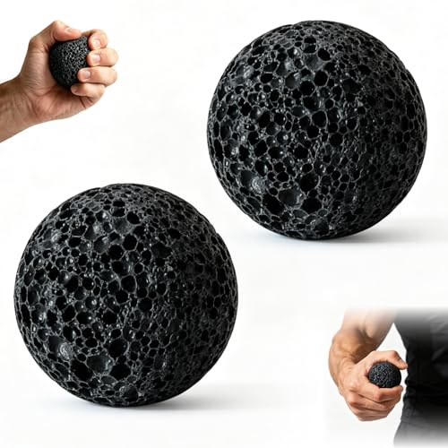 2Pcs Callus Ball for Hand Moon Grip Ball Callus Rock Anti-Sweat Skin Conditioning Callu Building Grips Training Fidget Rock Climbing Grip Trainer for Grips Endurance Tough Callused Hands 3cm