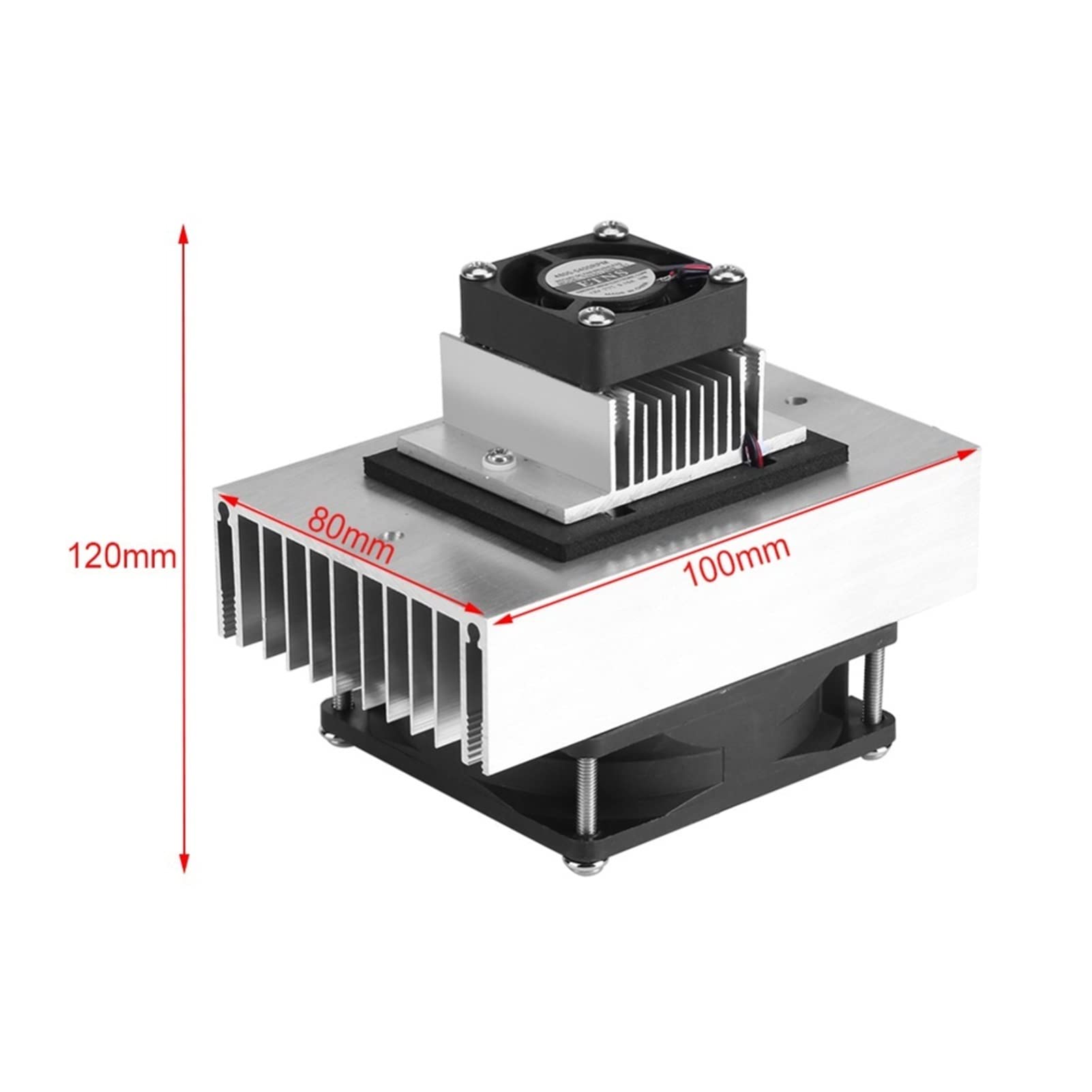Bricolaje Sistema de refrigeración Kit Semiconductor Termoeléctrico Peltier Refrigeración Sistema de refrigeración Mini acondicionador de aire Sistema de enfriamiento
