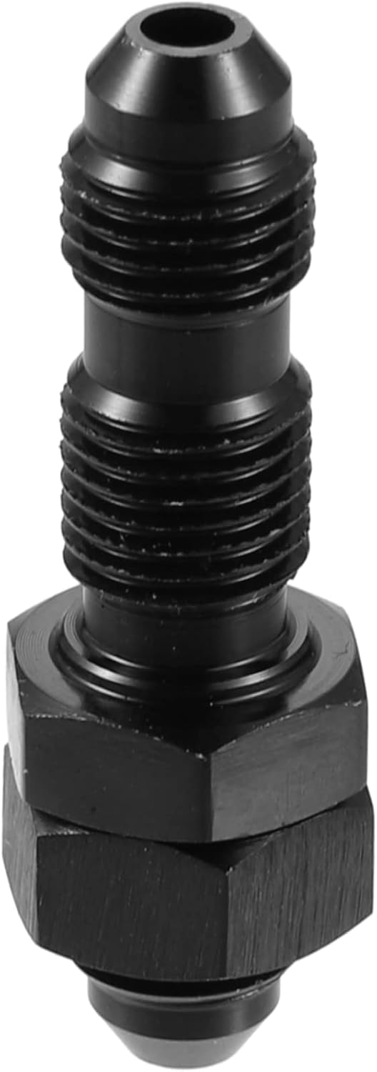 X AUTOHAUX Car Straight Bulkhead Fuel Fitting 3AN Male to