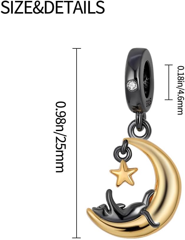 925 sterling silver bracelet necklace pendant, women's jewelry, a charming pendant suitable for matching the original bracelet, perfect for parties, birthdays, and as a jewelry gift - Image 4