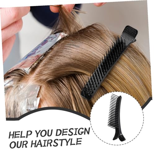 Pinzas de Plástico Antideslizantes para Seccionar el Cabello y Cortes Precisos 3