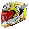 LS2 Helmets - FF352 Rookie - Rampage - Gloss Fluo Yellow - Single Visor Full Face Helmet (2XL - 600 MM)
