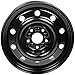 Dorman 939-243 17 x 6.5 In. Steel Wheel Compatible with Select Chrysler/Dodge Models, Black
