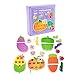 Produktbild Einfädelspielzeug für Kleinkinder, Einfädelspielzeug aus Holz Schnürspielzeug Holz Tiere/Obst/Gemüse/Auto Block Puzzle String Einfädelspielzeug für 2 3 4 Jahre alte Kinder Jungen und Mädchen