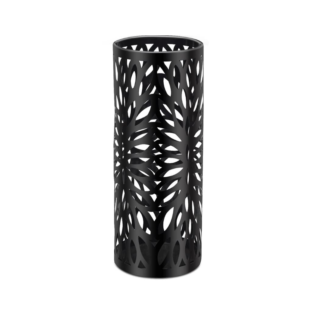 HYLYGFH Metal Umbrella Stand Rack with Drip Tray and Hooks Large Size Umbrella Holder Stand