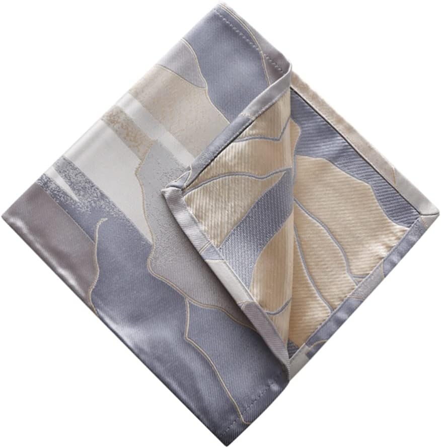 Western Food Hotel Folded Mouth Cloth Tablecloth Napkin Restaurant Seat Towel Buckle(E)