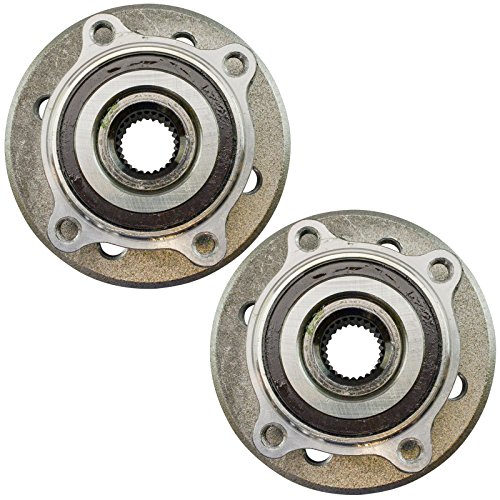 Image of TRQ Front Left and Right Wheel Bearing and Hub Assembly Set 2 Piece