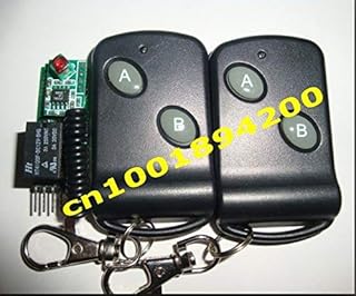 Mini Volume Wireless Switch Announciator/Door Control System Pin Receiver Board &Remote Control 12V1CH Non-Latched/Latched 3A