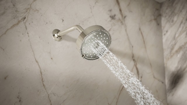 Kohler Purist Duschkopf – Poliertes Chrom, 3 Sprühfunktionen, Mit Katalyst-Technologie, Ohne Duscharm