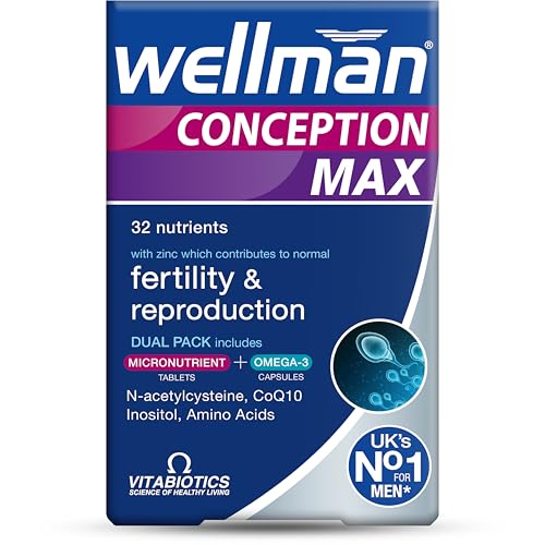 Wellman Conception Max Conception and Fertility Vitamin for Men
