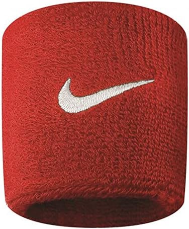 5. Bild von Nike Unisex-Youth Swoosh Gelenkband, Black/White, One Size (2er Pack)