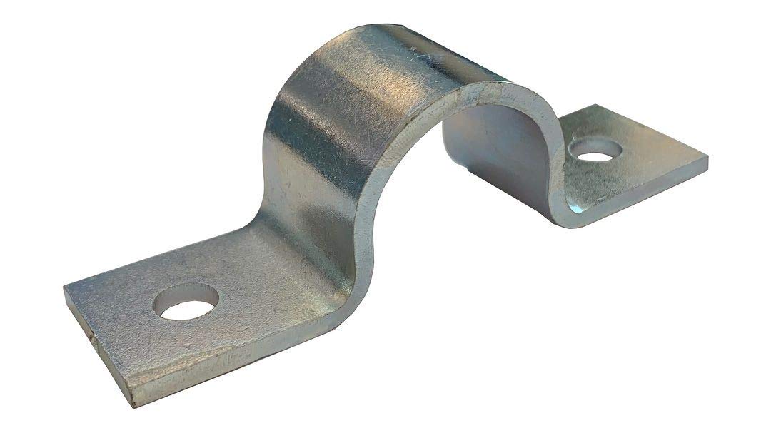 Pipe Saddle Clamp - Anchor - 34 mm ID, 32 mm IH, 25 x 3 mm Galvanised Steel - Pack Size : 1