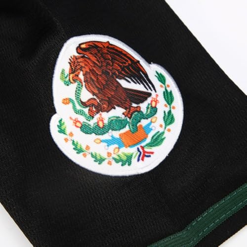 Movie Football Camisa masculina México #34#7 uniforme de beisebol costurado com bandeira mexicana ca
