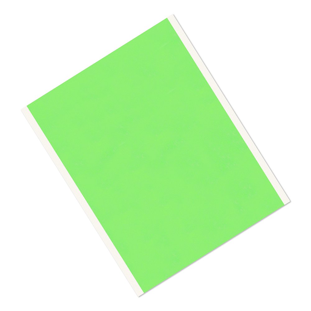 Tapecase 401 + 12,7 x 23,5 cm -50 High performance Masking tape-converted da 3 m 401 +/233 + rettangoli, 12,7 x 23,5 cm, carta crespa, verde (confezione da 50)