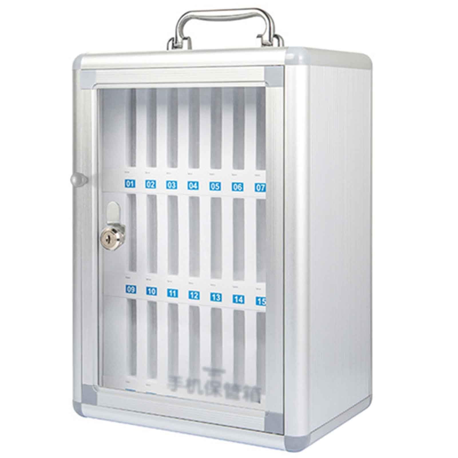 Boîte pour téléphone portable transparente et sécurisée pour un accès facile et bien organisé
