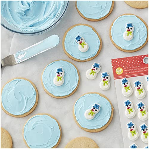 Wilton Icing Decorations 25/Pkg-Snowman Dot Matrix #TOP3