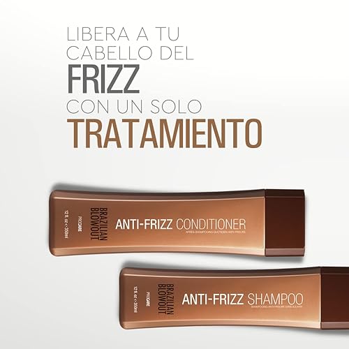 Miniatura 4 de Brazilian Blowout Champú y acondicionador antiencrespamiento, 2 unidades (paquete de 1)